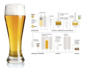 historia de la cerveza, distintos tipos y procesos de la cerveza